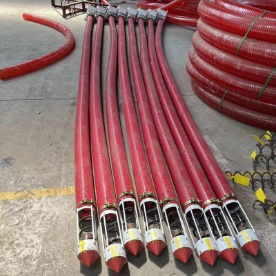 15米吸水泥粉上料機(jī)電動軟管輸送機(jī) 軟管螺旋式輸送糧食
