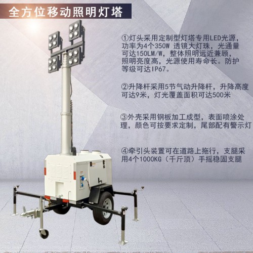 LL6130 350W透鏡款移動照明燈塔